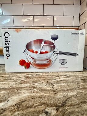 Cuisipro Deluxe Food Mill 🍅 Stainless Steel | New In Open Box 🥕